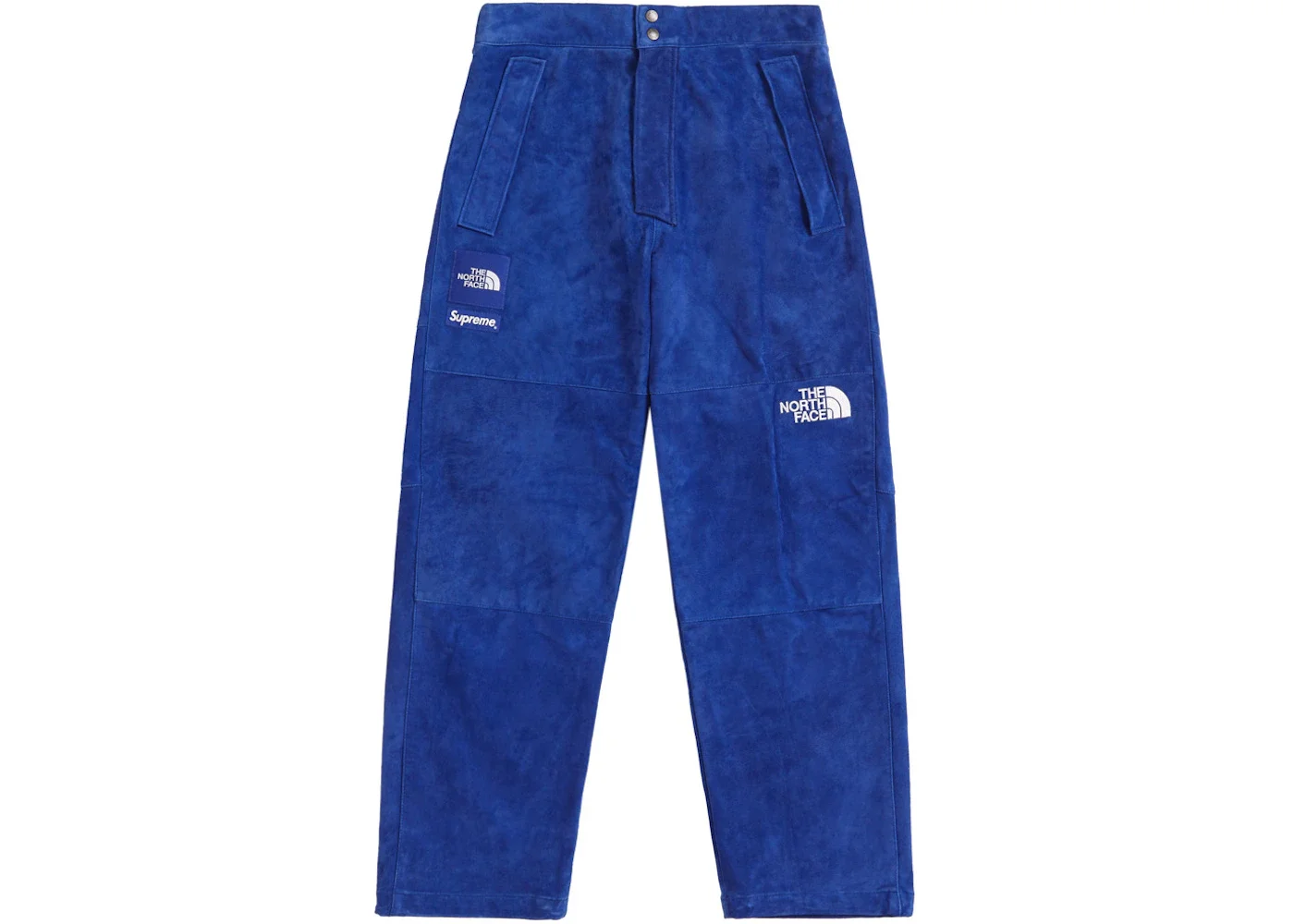 Supreme The North Face Suede Mountain Pant Blue - 1