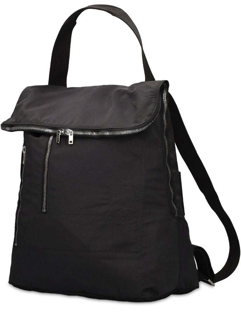 COTTON & NYLON FAILLE BACKPACK - 4