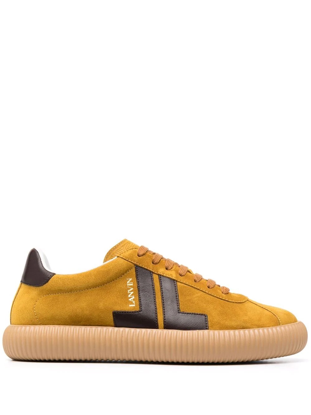 Glen logo-patch low-top sneakers - 1