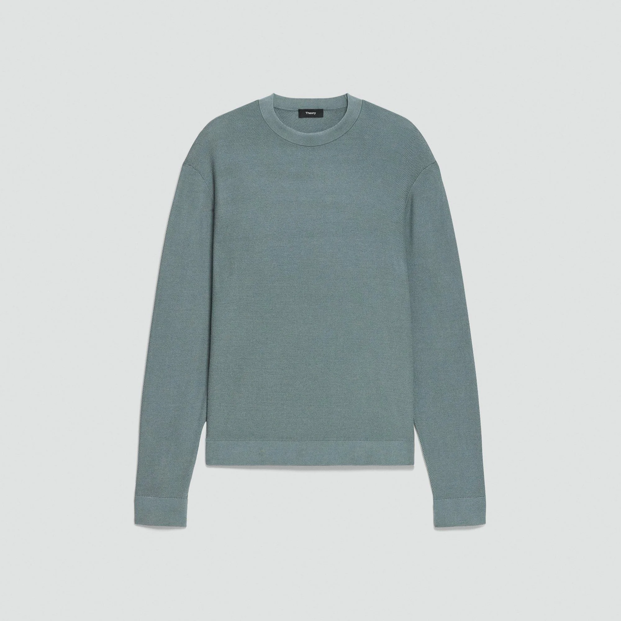 Crewneck Sweatshirt in Silk-Cotton - 1
