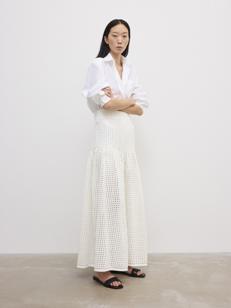 House of Dagmar Open Knit Maxi skirt outlook