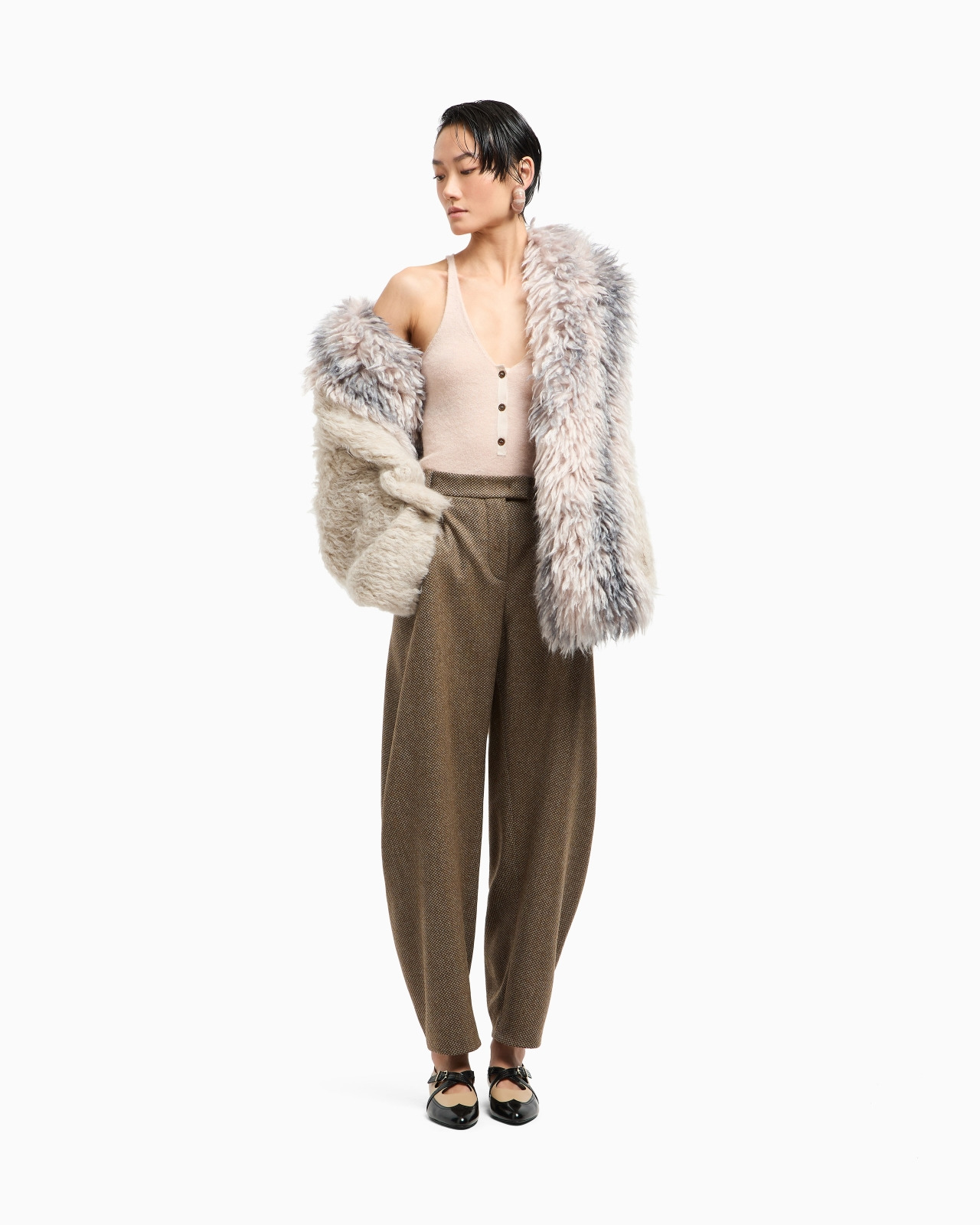 LOOP-STITCH MOHAIR WOOL CARDIGAN - 2