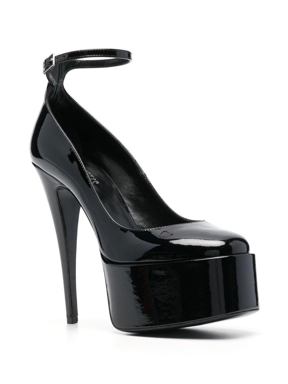 150mm patent-leather platform pumps - 2