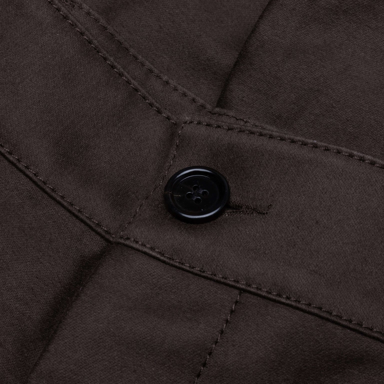 BROWN ORGANIC COTTON CARGO TROUSERS TCY36 - MOCA - 3