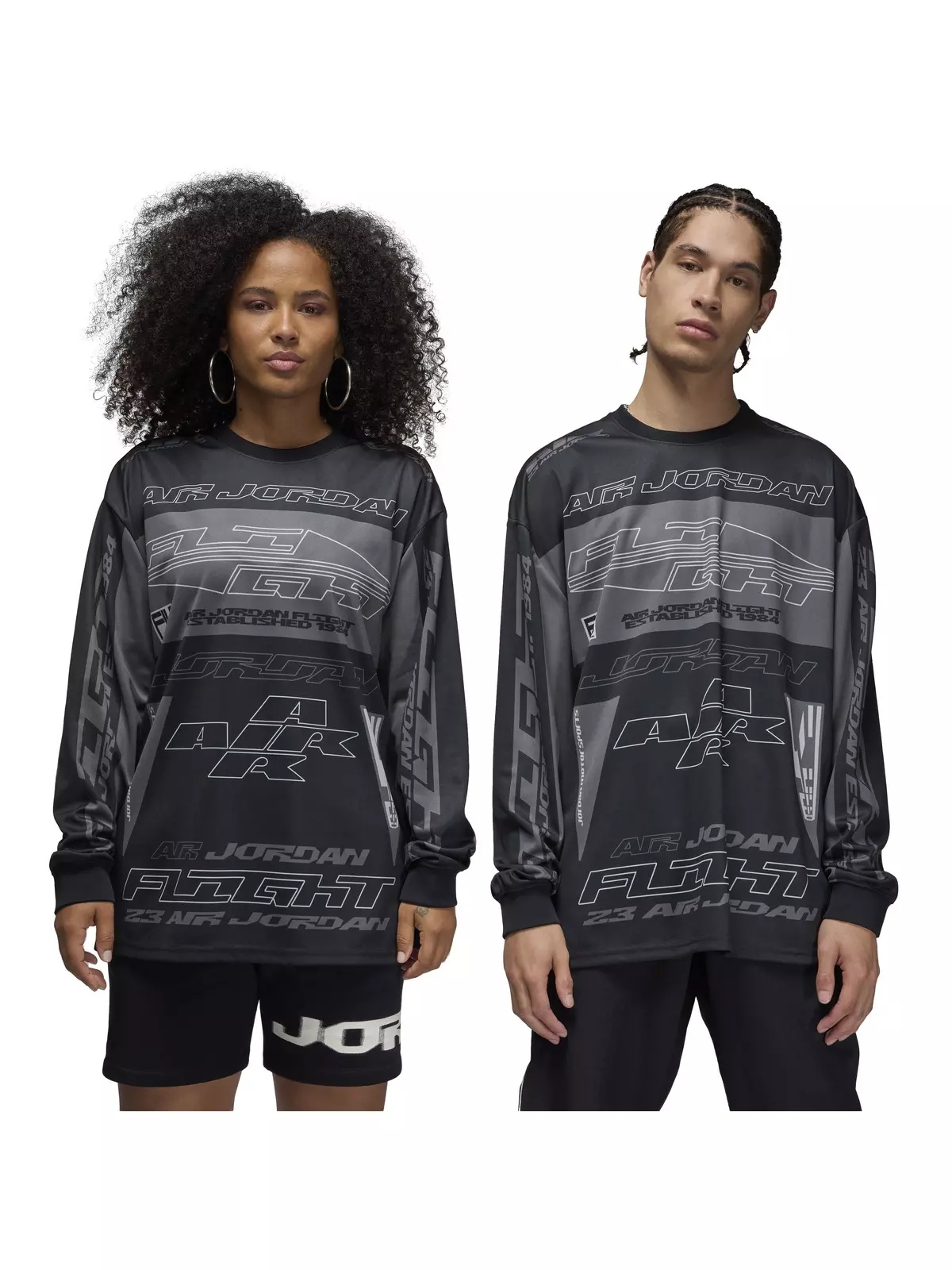 Men's MVP AOP Long-Sleeve Top -Black - 1