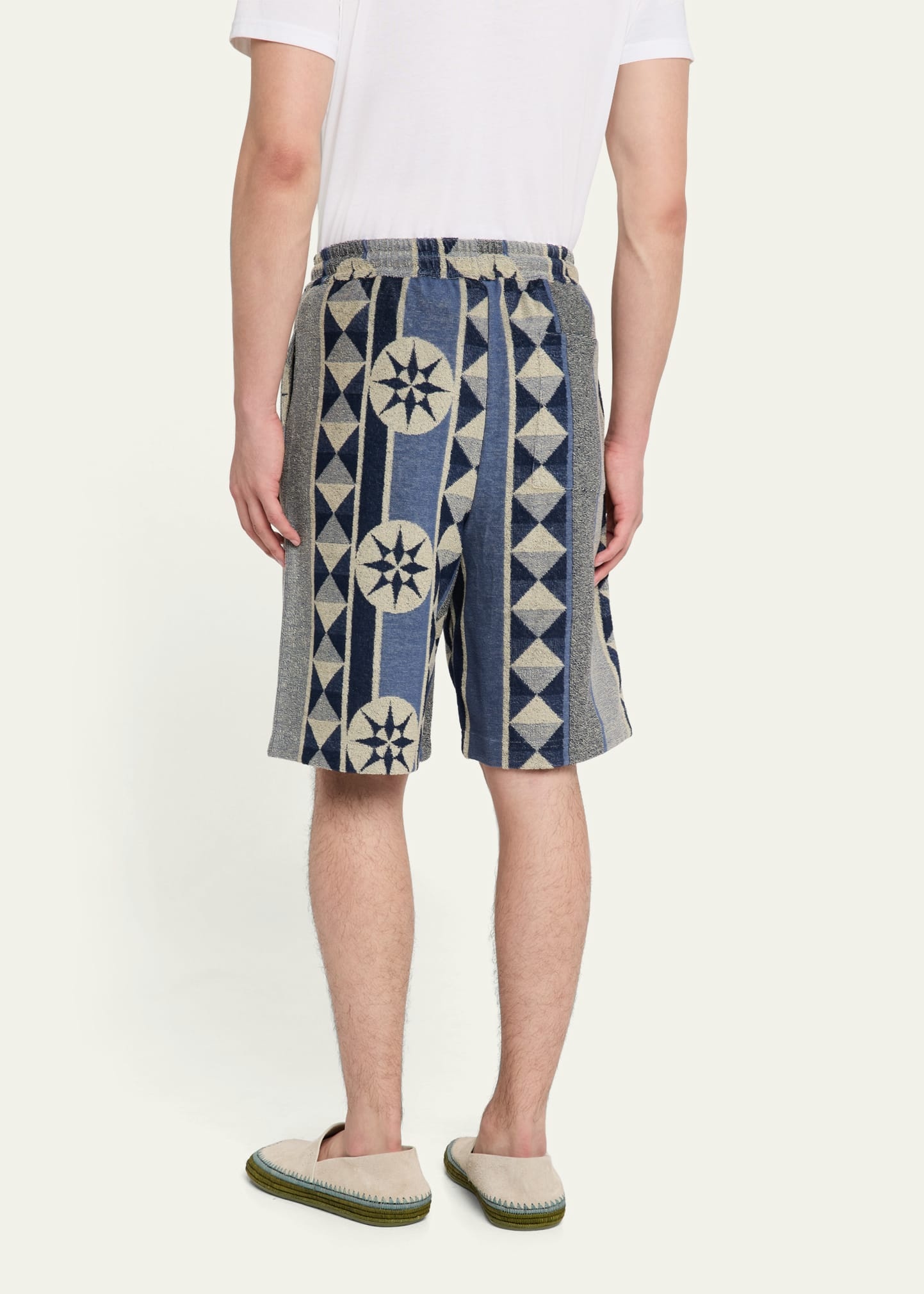 Men's Cotton Terry Compass Pull-On Shorts - 3