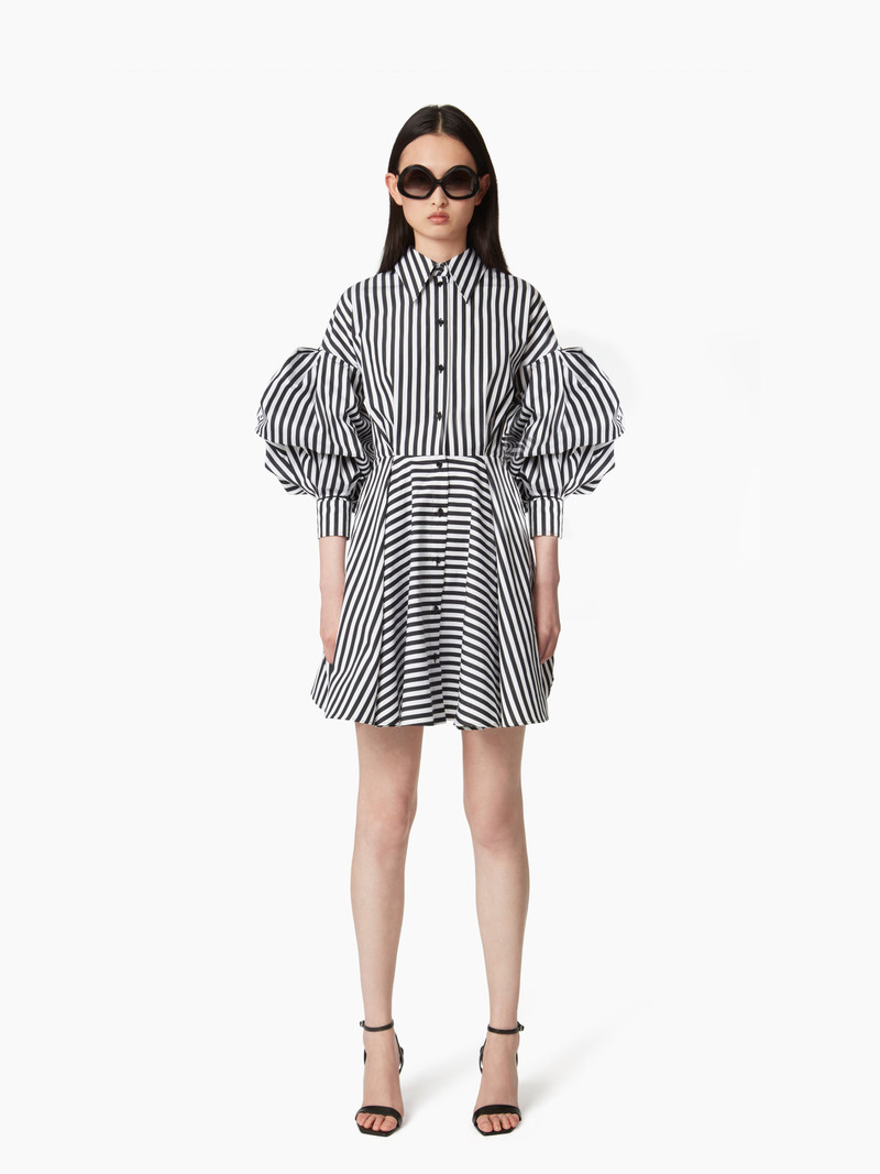 MIDI DRESS WITH COCOON SLEEVES 1