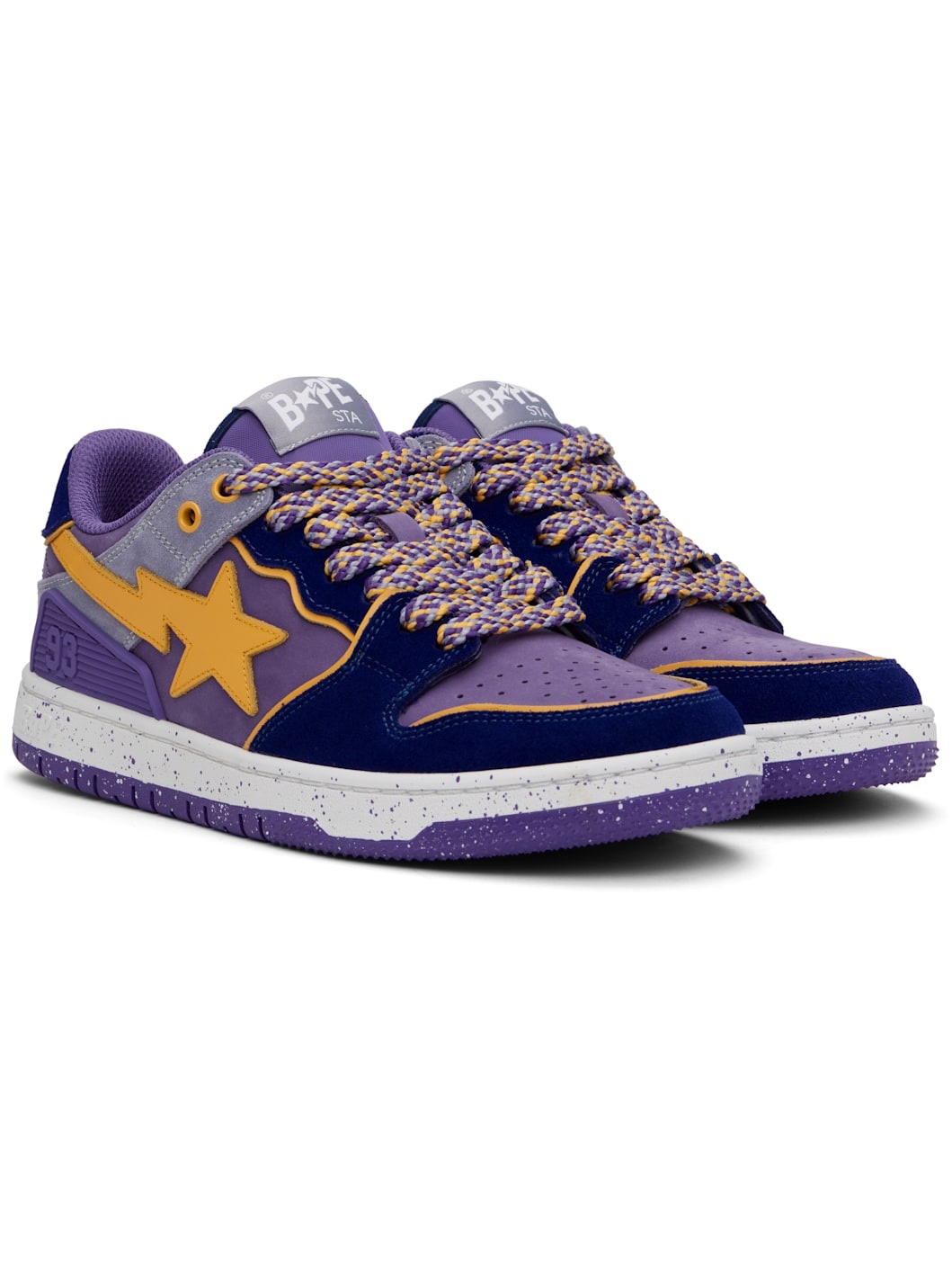 Purple BAPE SK8 STA #4 Sneakers - 4