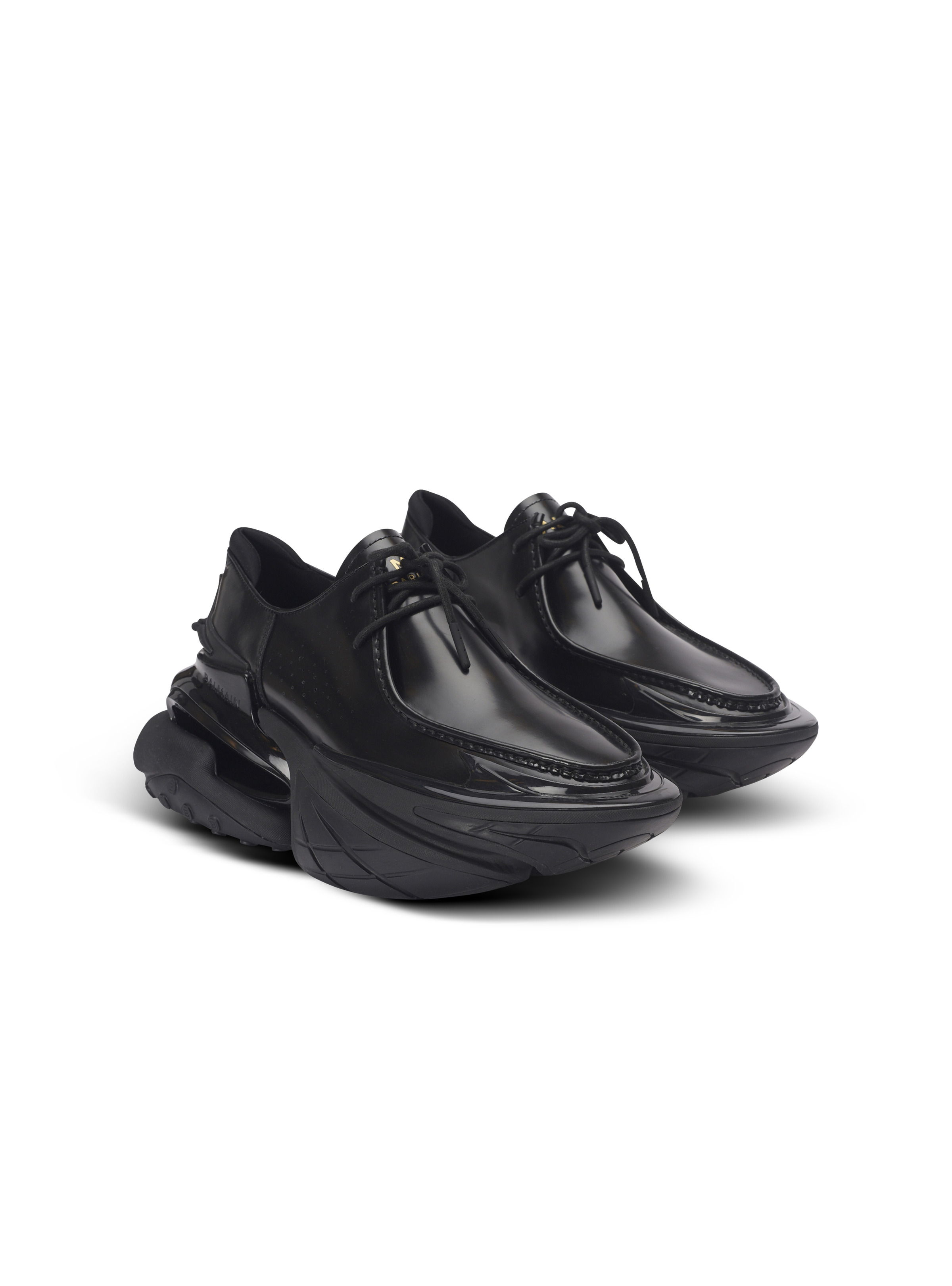 Unicorn glazed leather loafers - 2