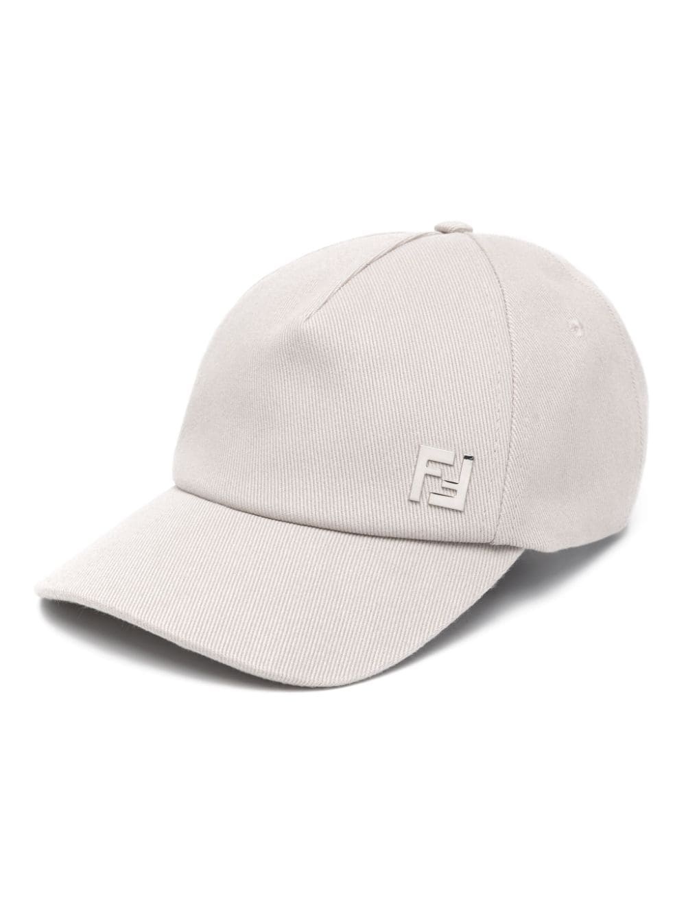 logo-embossed cotton cap - 1