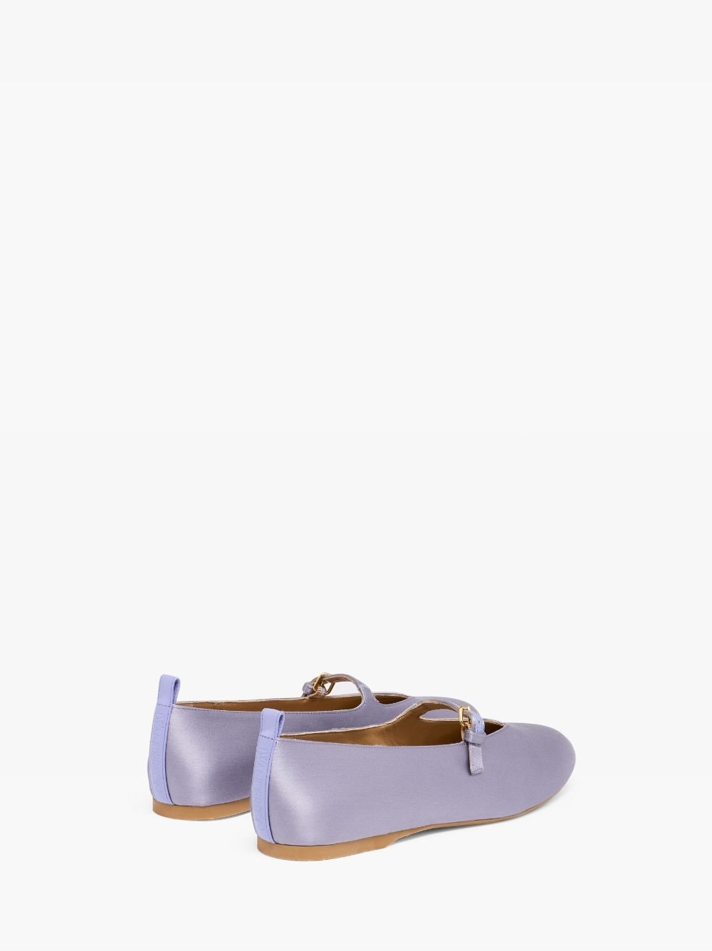 SATIN BALLERINAS WITH STRAP - 3