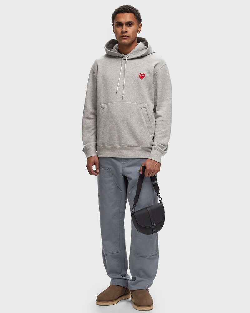 Comme des Garçons PLAY SWEATSHIRT RED EMBLEM KNIT outlook