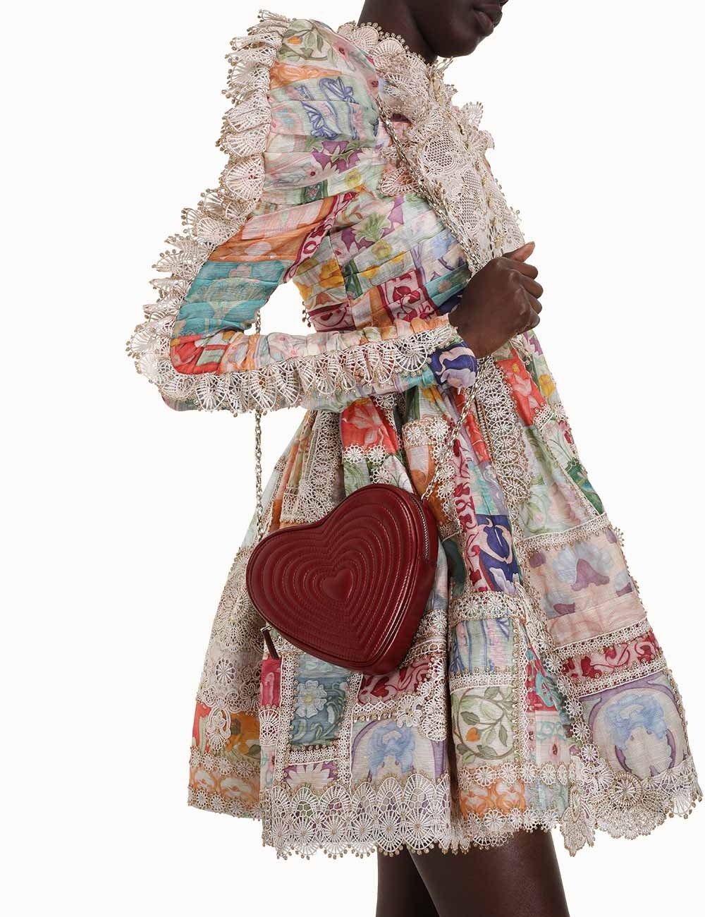 QUILTED HEART CROSS BODY - 2