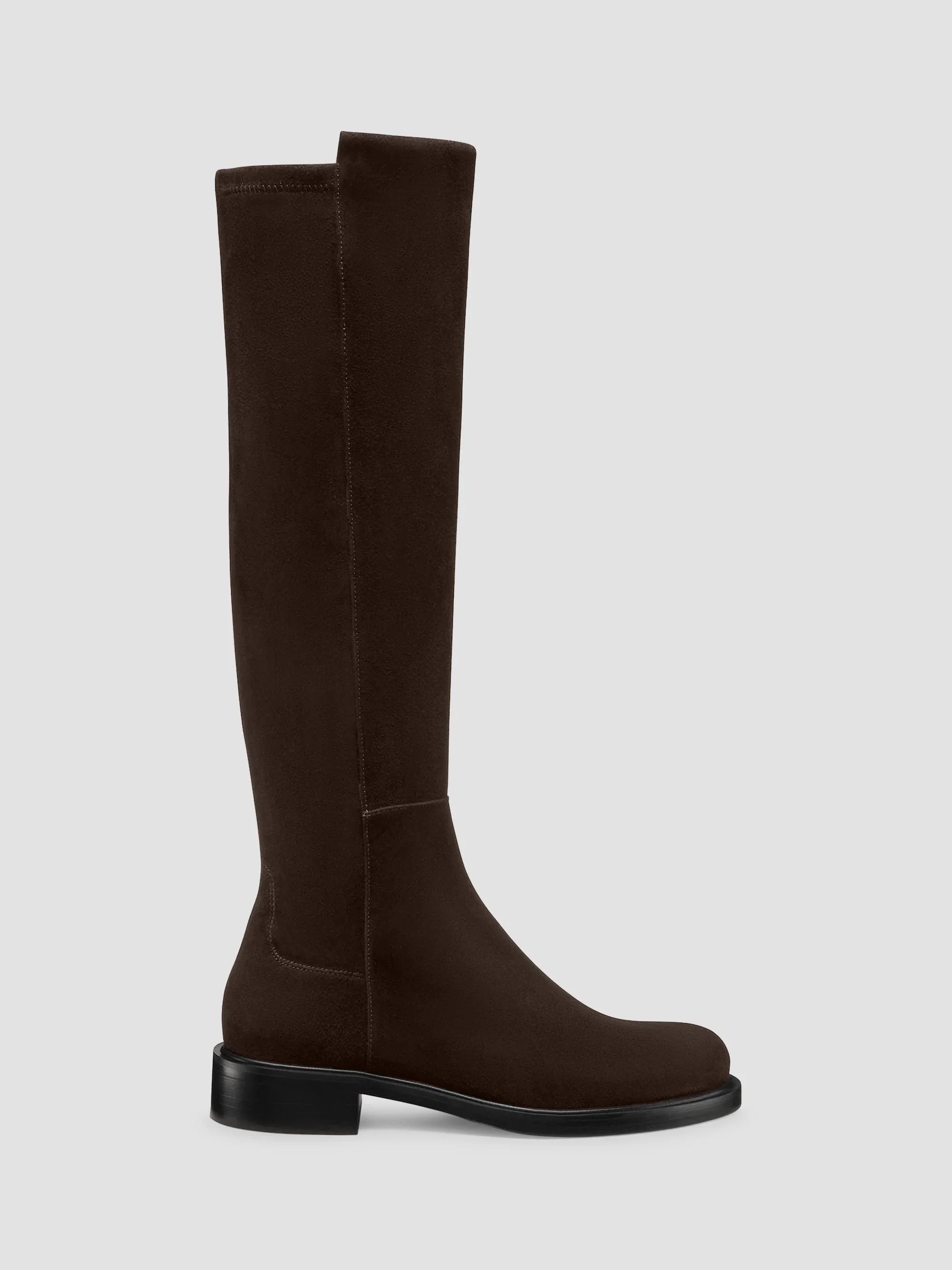 Women's 5050 Gisele 30MM Suede Boots - Midnight Espresso - 1