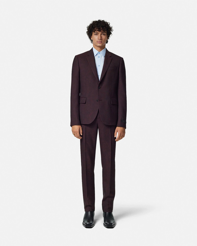 VERSACE Barocco Jacquard Single-Breasted Blazer outlook