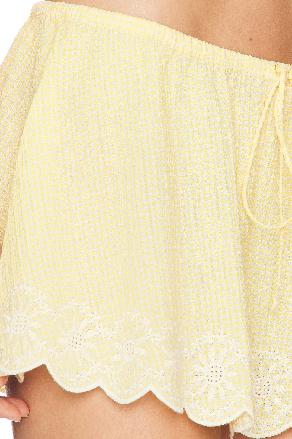 Maelle Gingham Mini Skirt - 6