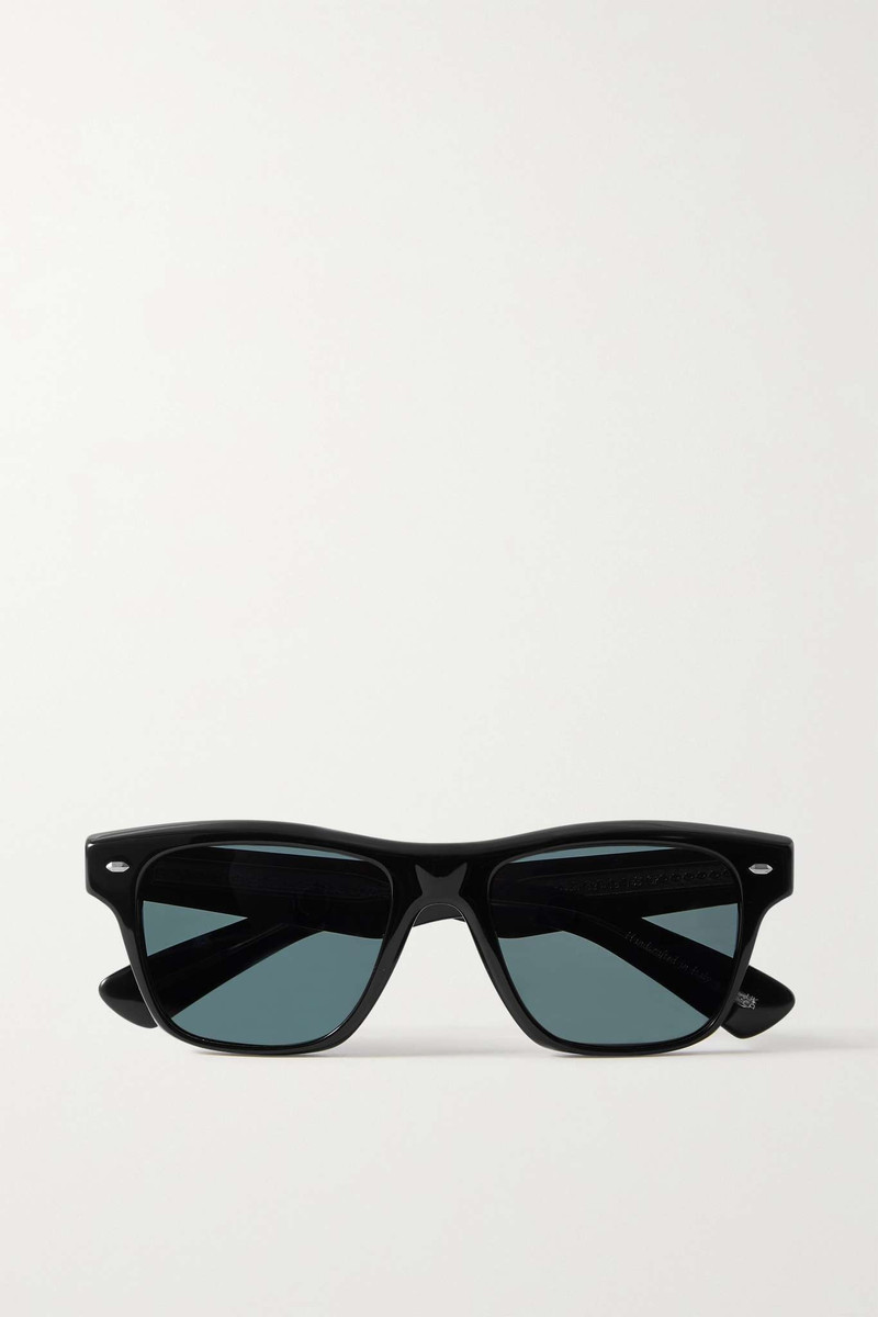 Sixties square-frame acetate sunglasses 1
