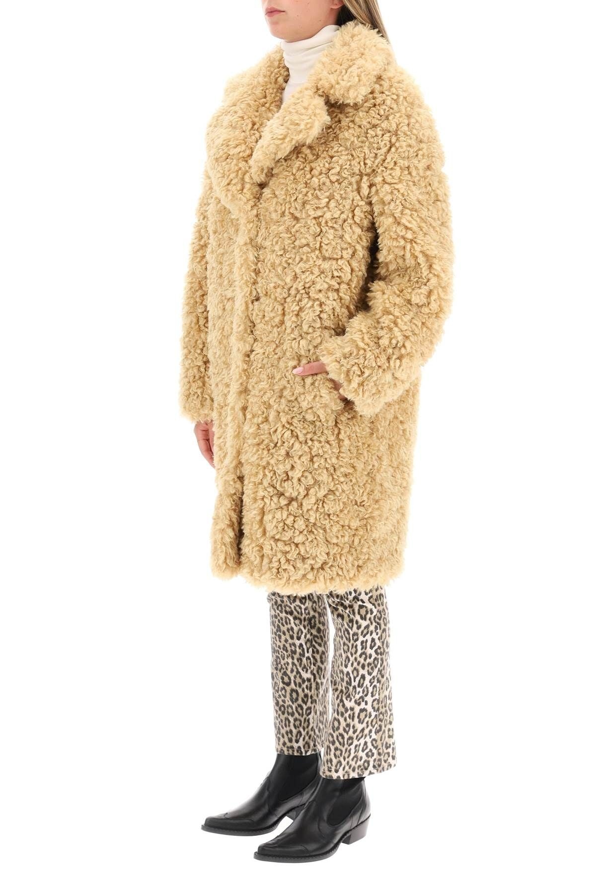 'CAMILLE' FAUX FUR COCOON COAT - 10