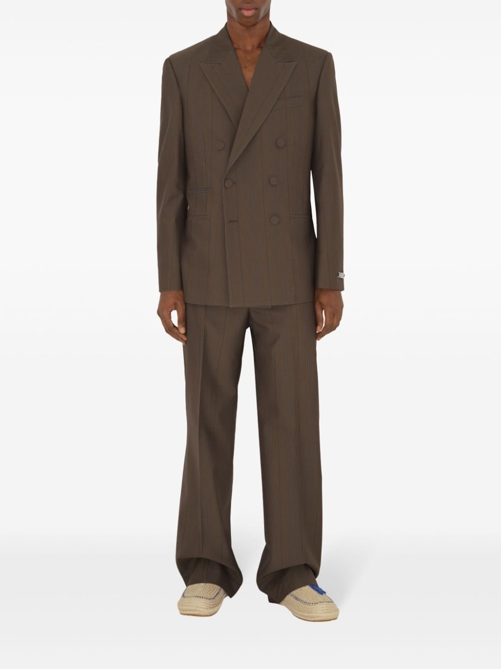 peak-lapel wool blazer - 2