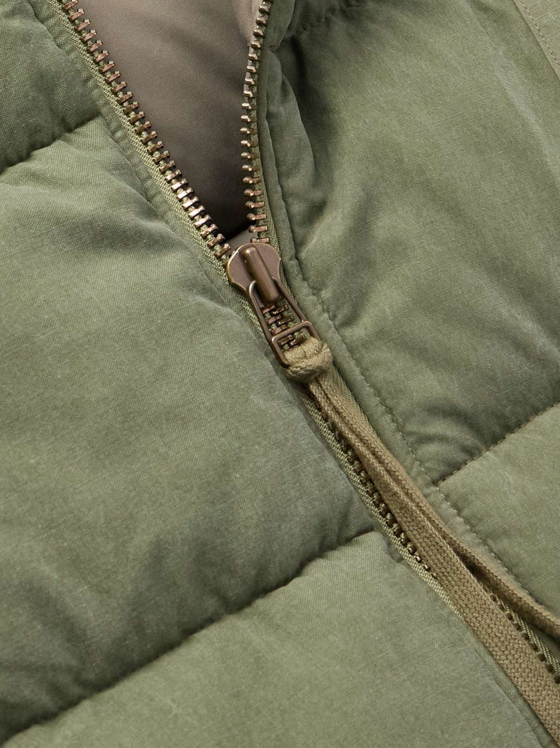 Faux Fur-Trimmed Quilted Cotton-Blend Twill and Denim Hooded Jacket 5