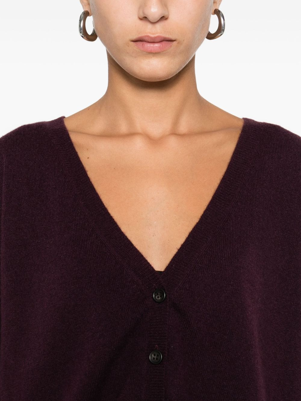 V-neck cashmere cardigan - 5