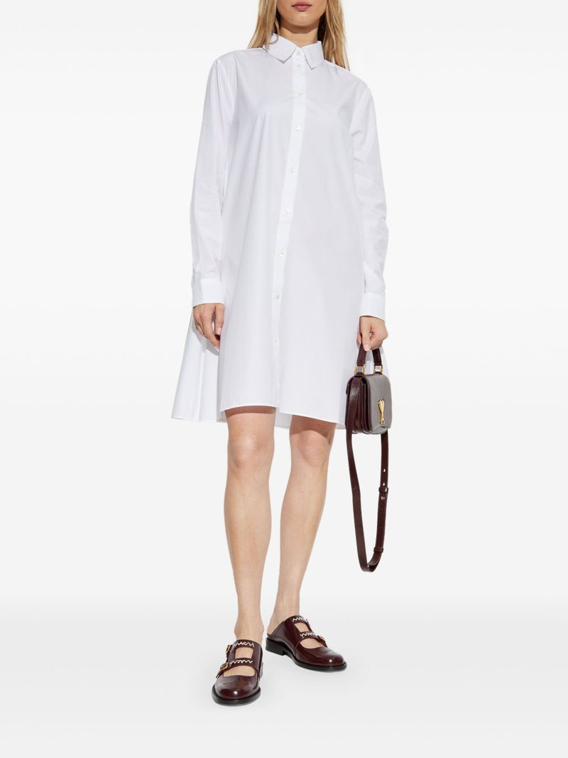 Marni logo-embroidered shirt dress outlook
