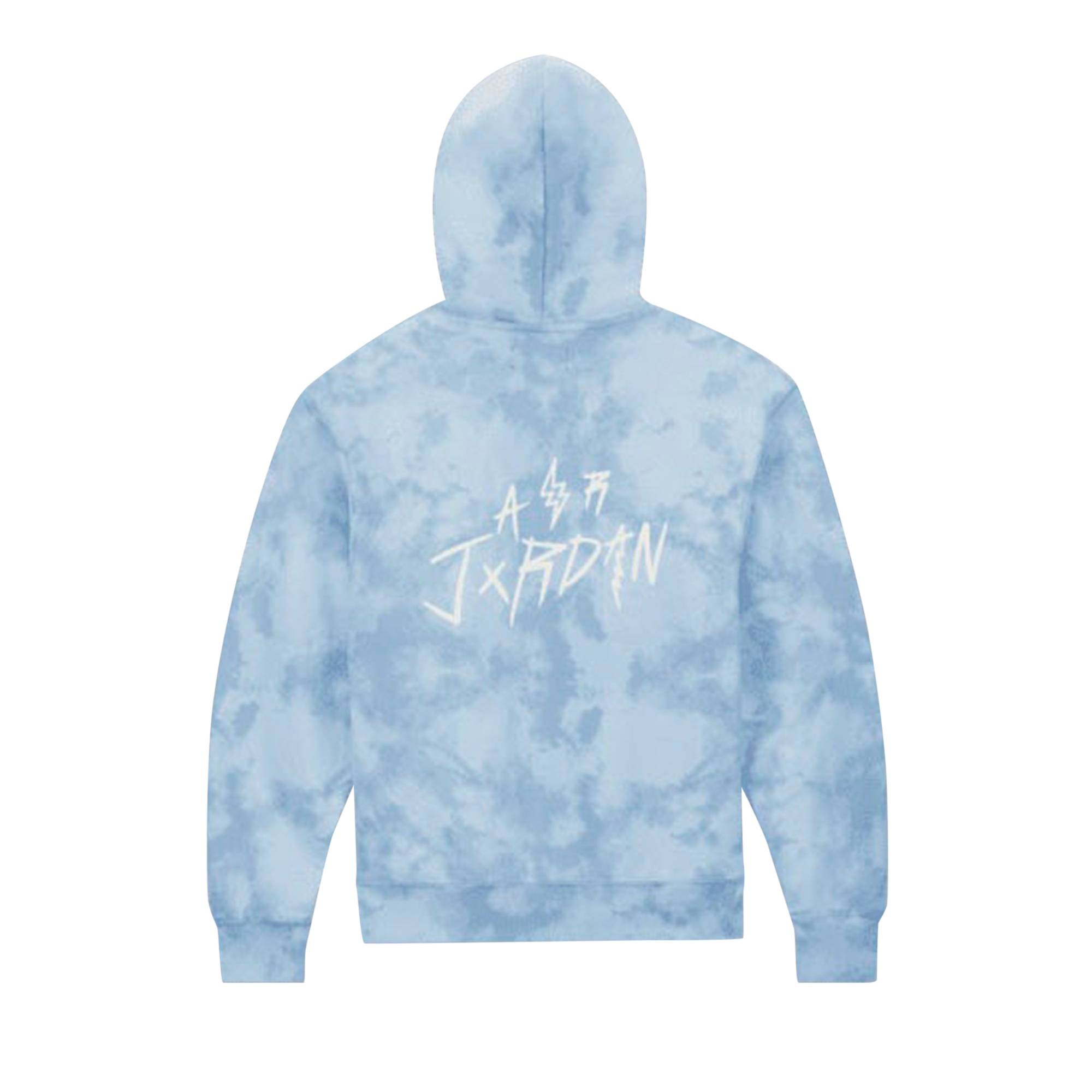 Air Jordan x J Balvin Fleece Hoodie 'Celestine Blue/Leche Blue' - 2