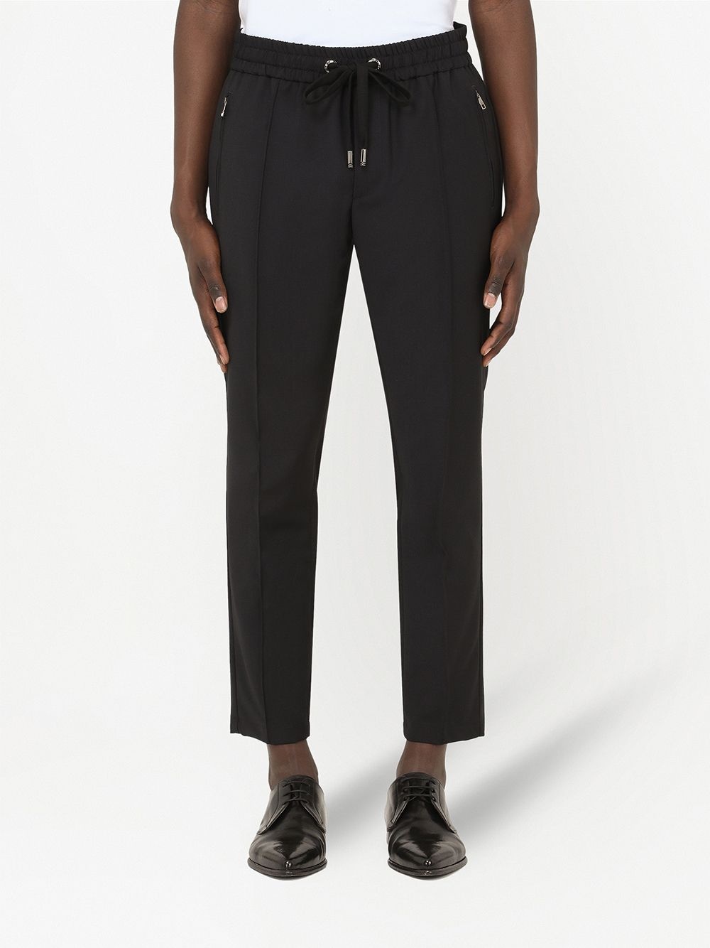 tapered drawstring trousers - 3