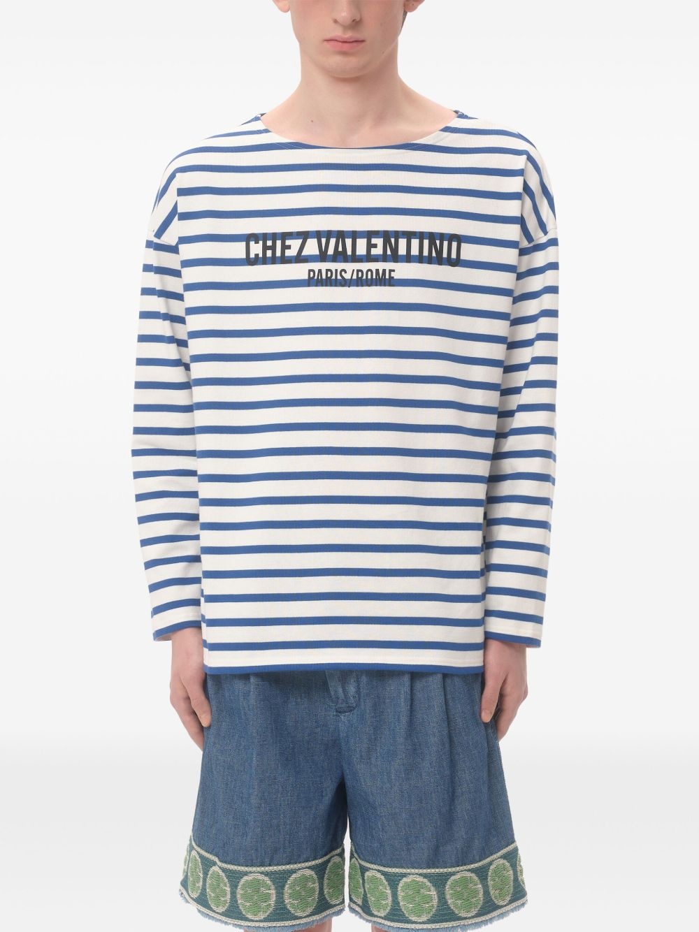 striped T-shirt - 3