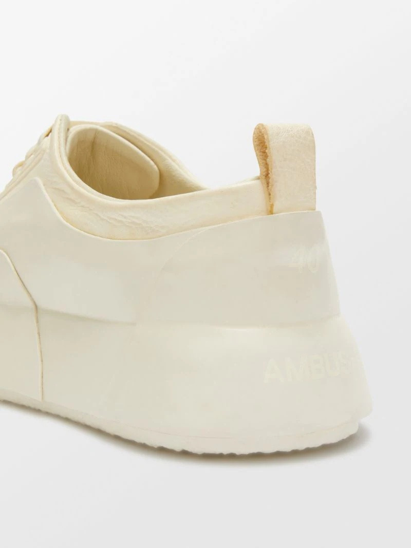 LEATHER MIX LOW TOP SNEAKER 5