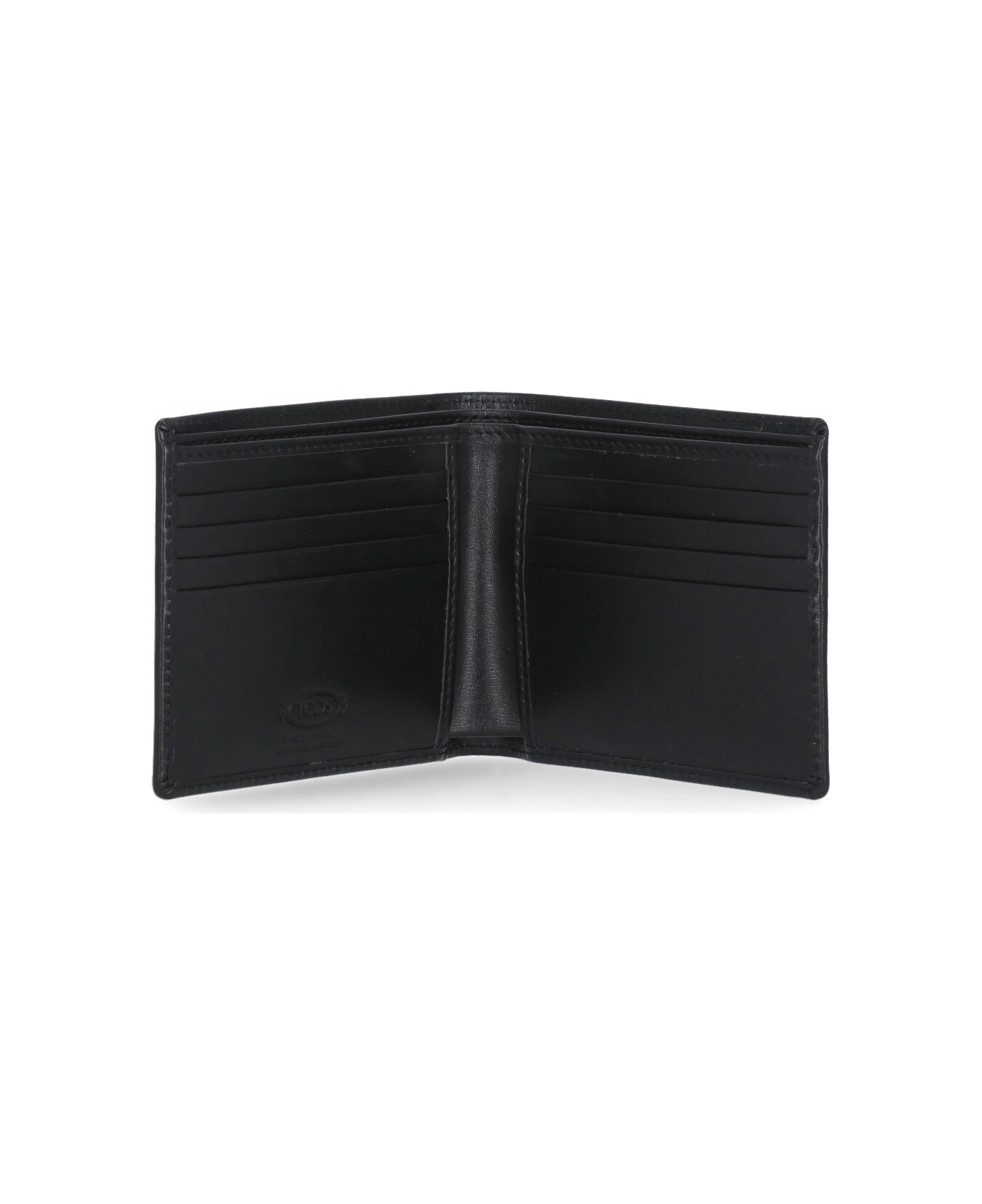 Leather Wallet With Logo - 4