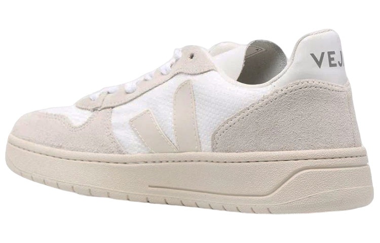 Veja V-10 Low-Top Mesh Sneakers 'White Natural' VX0102499 - 3