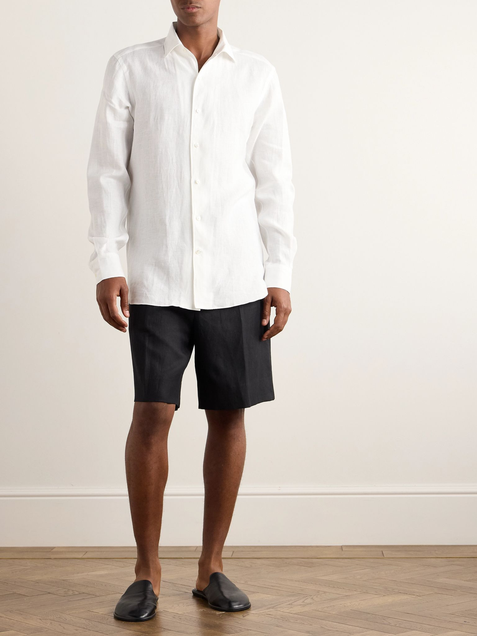 Oasi Linen Shirt White - 2