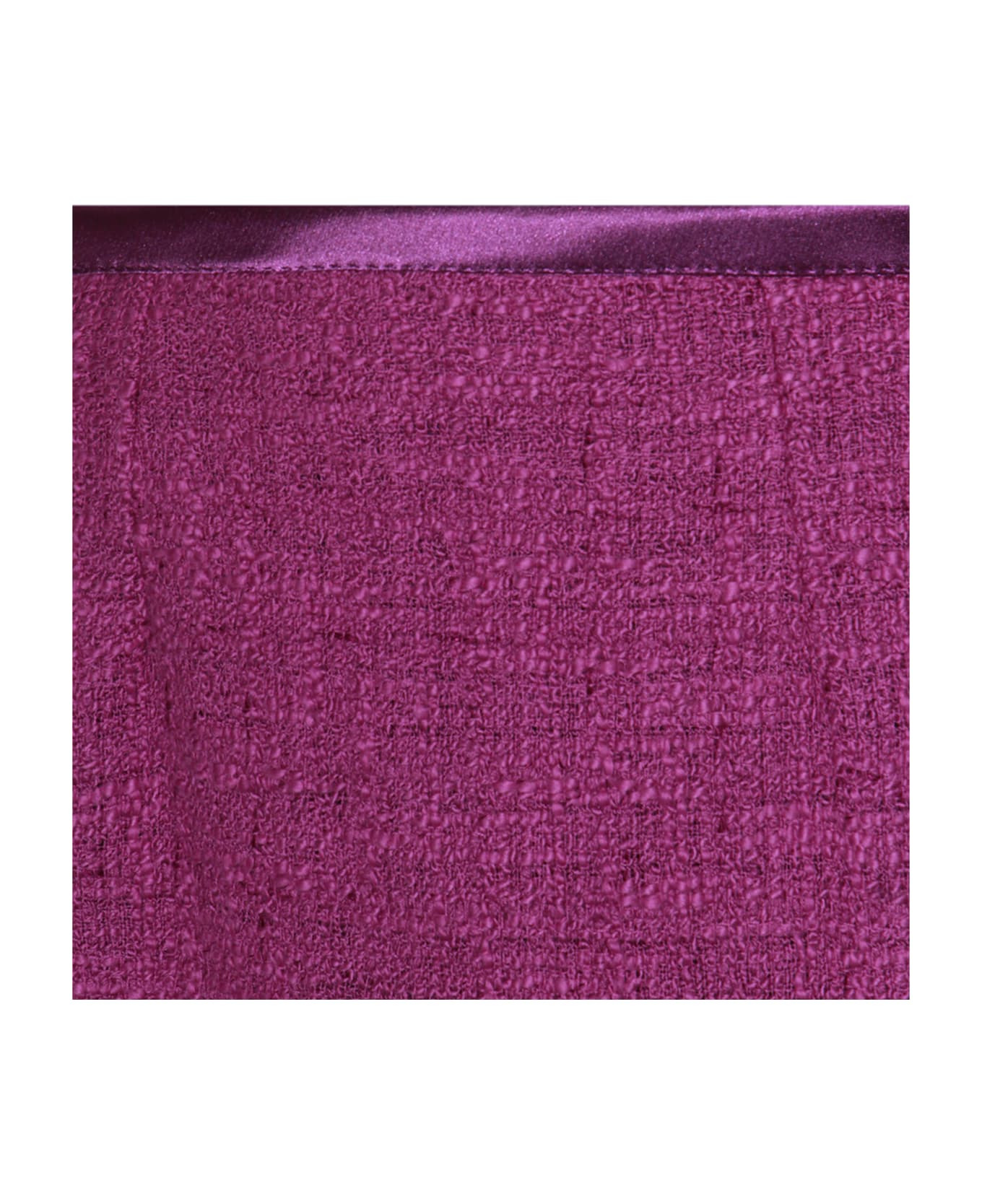 Purple Cotton Midi Skirt - 3