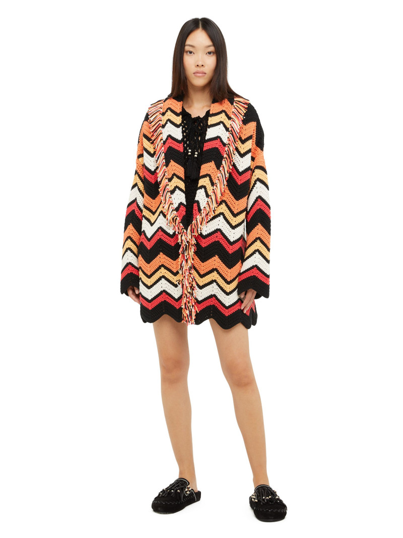 Kaleidoscopic Chevron Cardigan 4