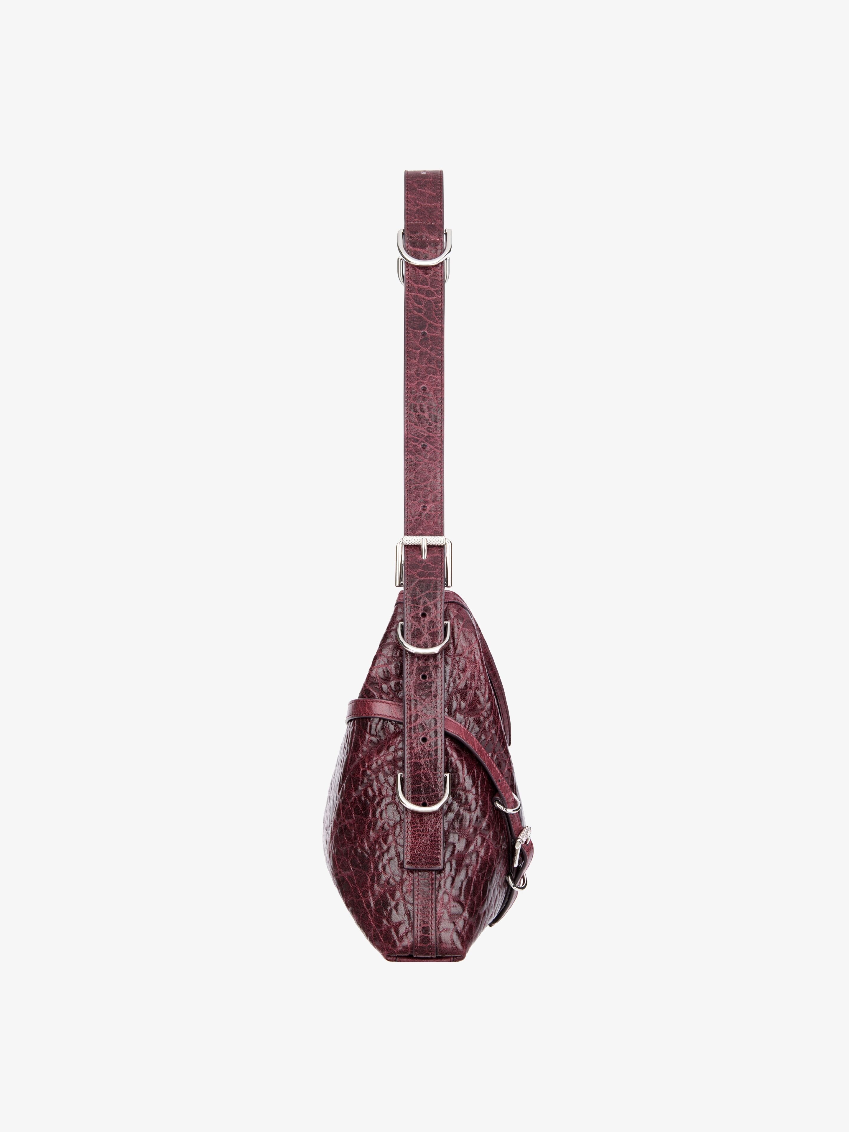 MEDIUM VOYOU BAG IN CRACKLED PATENT LEATHER - 3