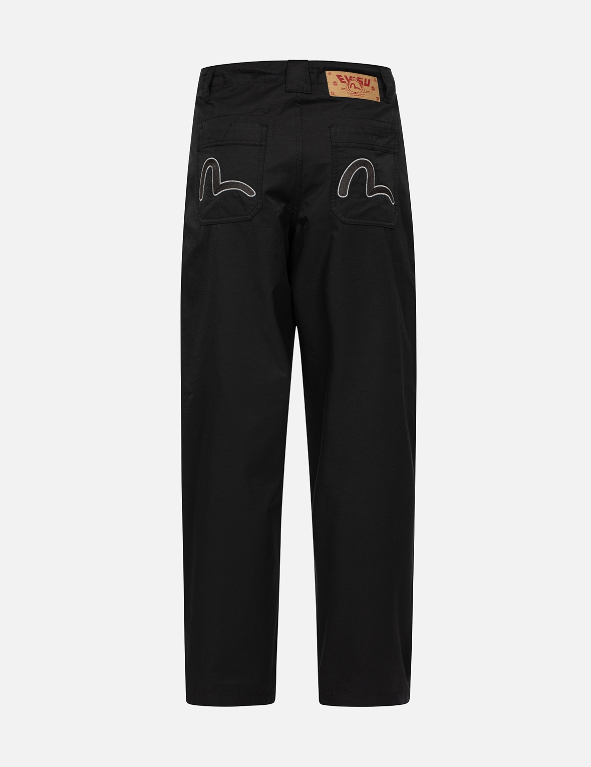 SEAGULL EMBROIDERY BAGGY PANTS - 2