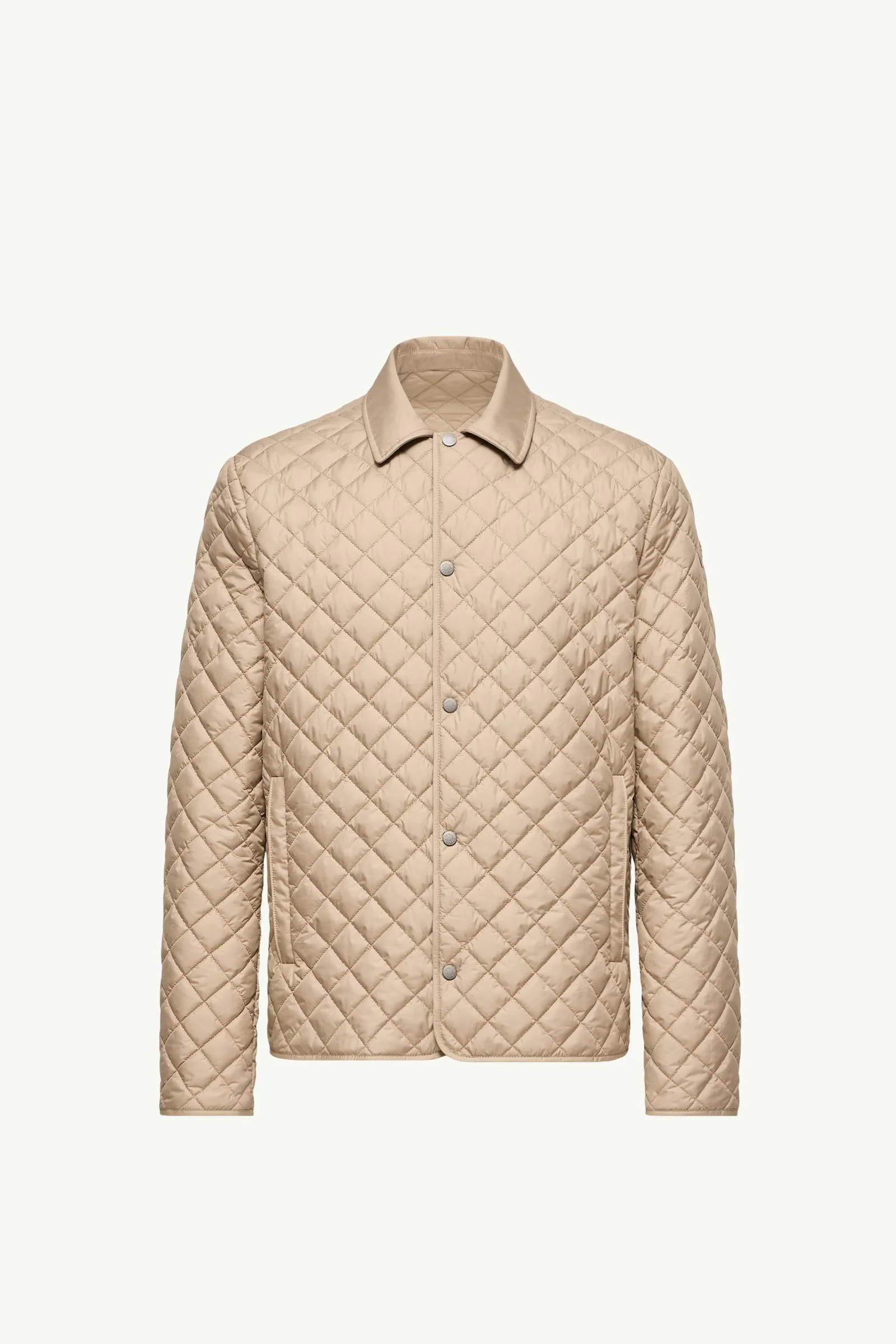 Avrelie Diamond Quilted Padded Shirt Jacket - 1