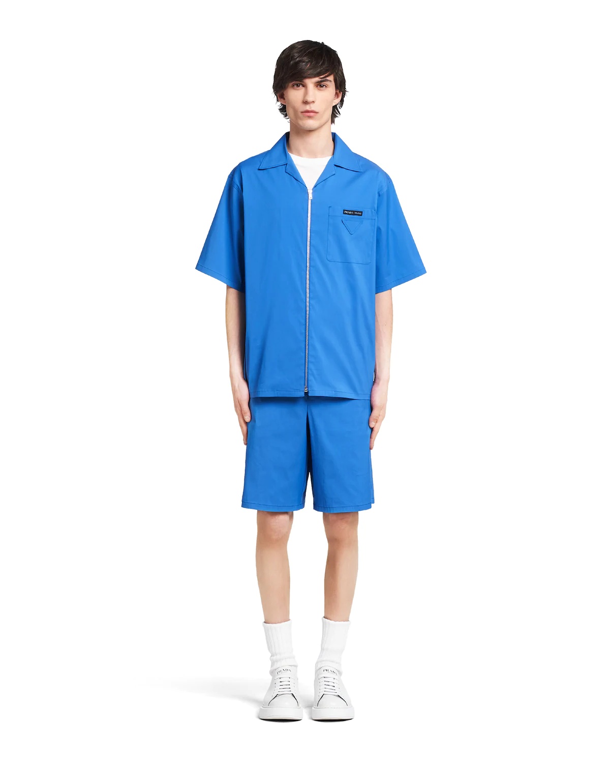 Stretch cotton bowling shirt - 2