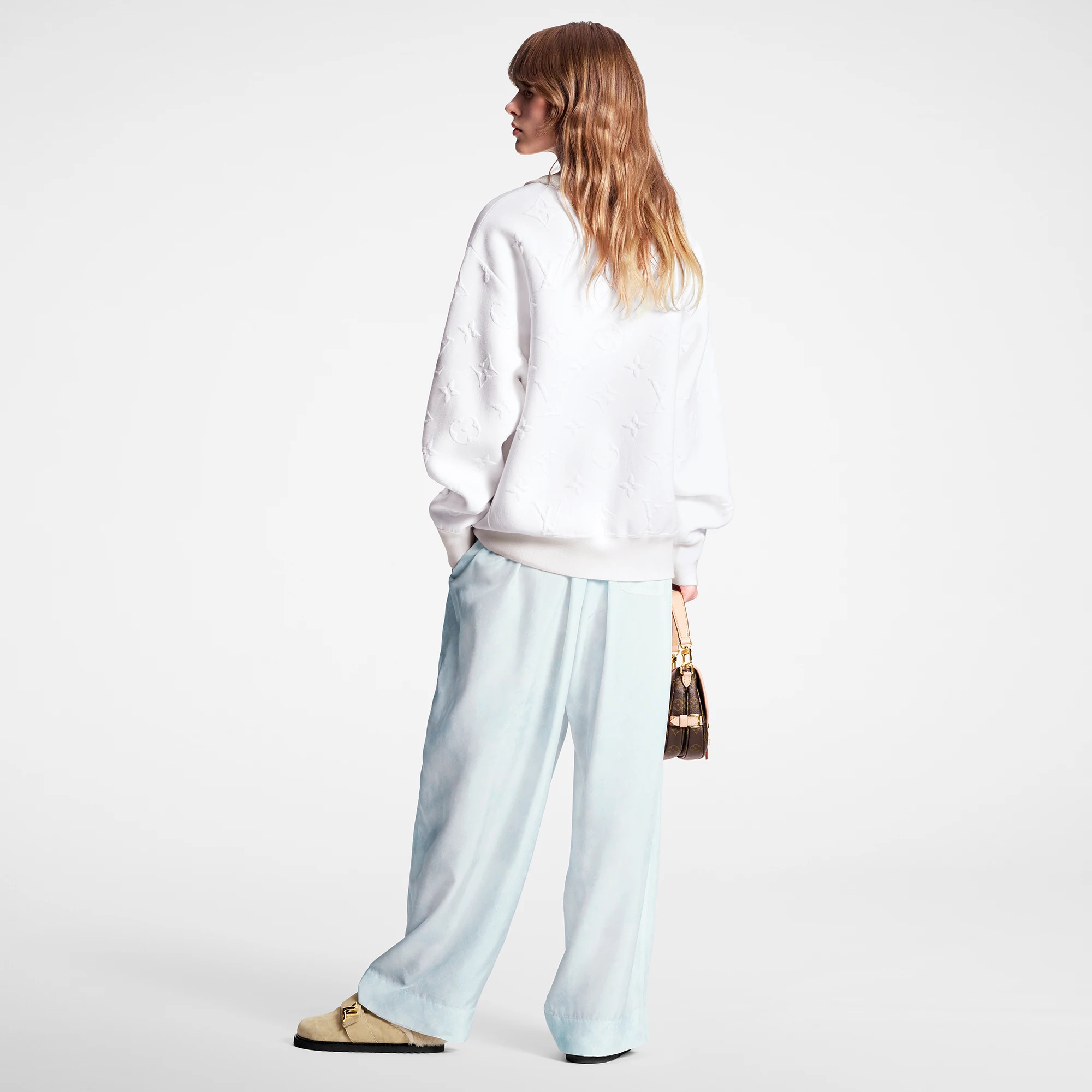 Monogram Cloud Baggy Pajama Pants - 3