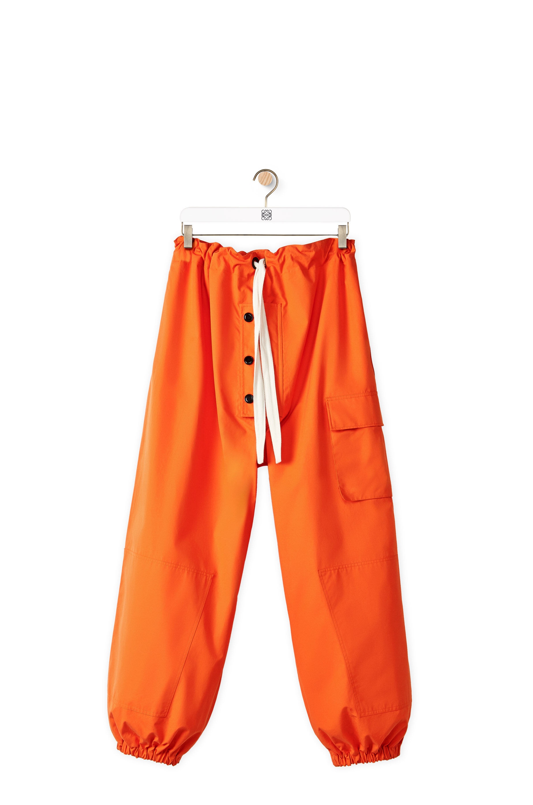 Drawstring trousers in cotton - 1