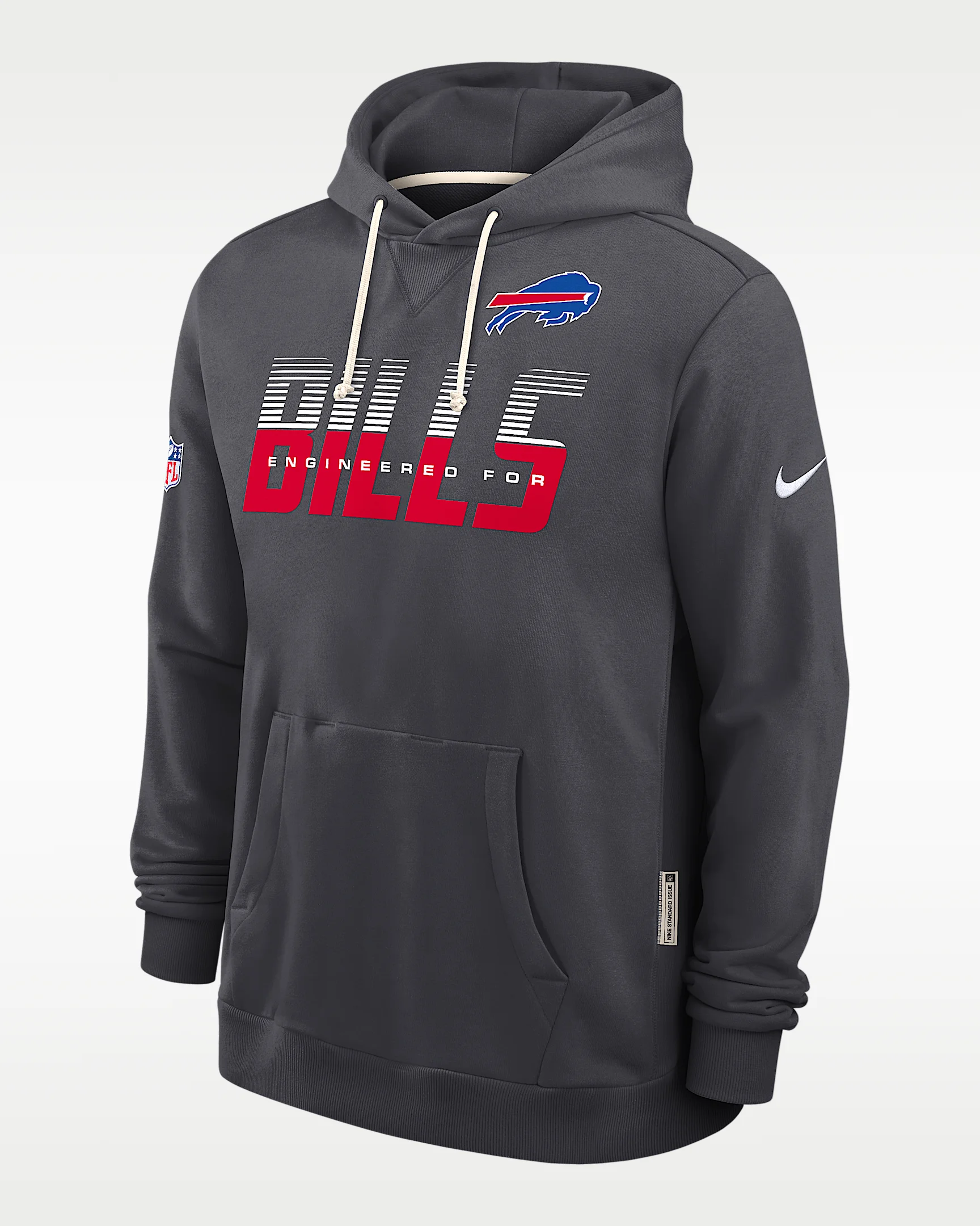 Buffalo Bills Sideline Standard Issue Men's Nike Dri-FIT NFL Pullover Hoodie - 1