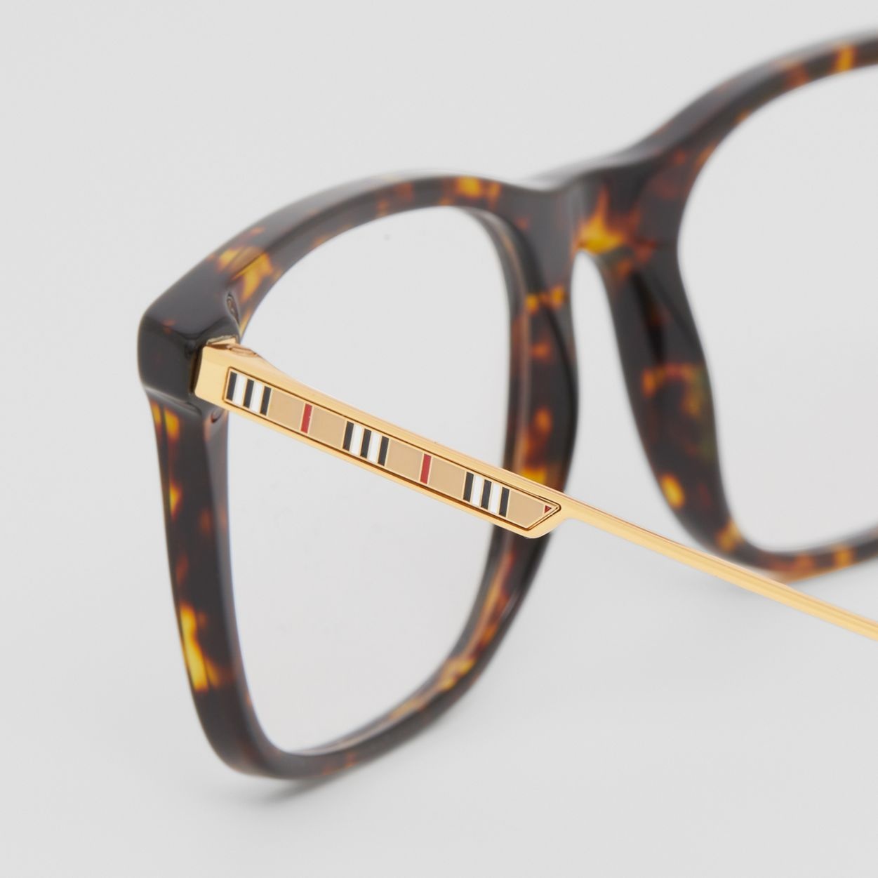 Icon Stripe Detail  Square Optical Frames - 2