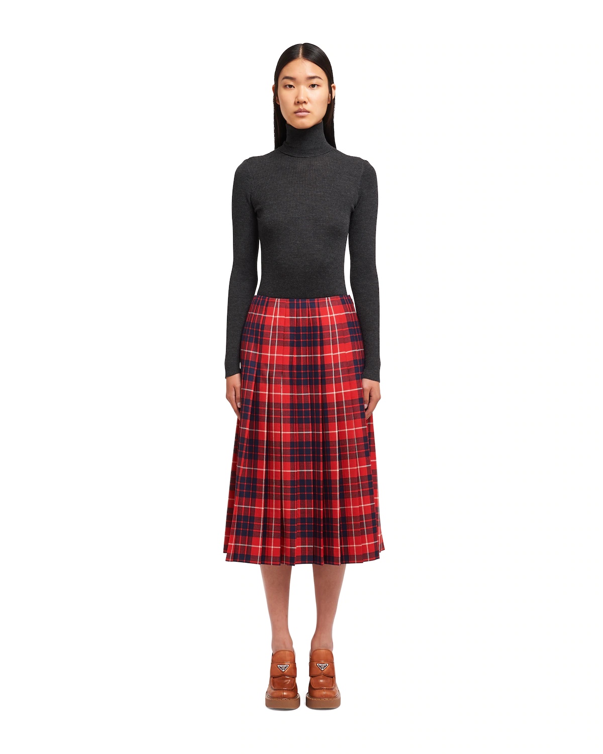 Plaid skirt - 2