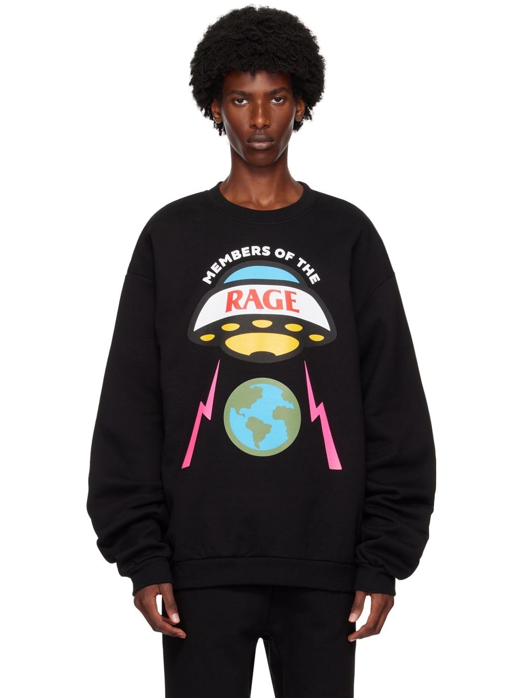 Black Hero Logo Sweatshirt - 1