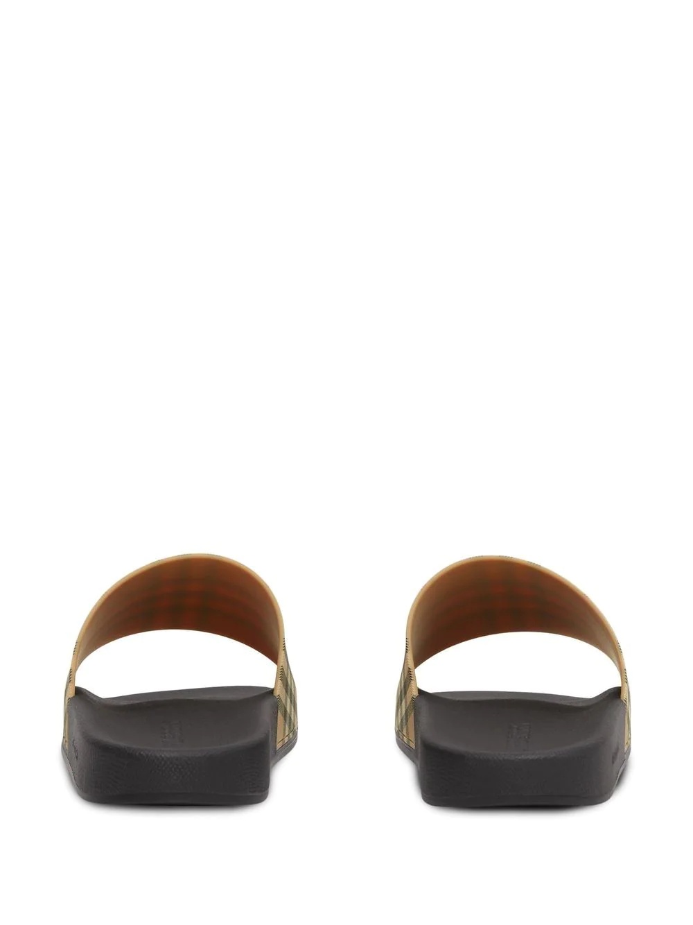 Vintage check print slides - 3