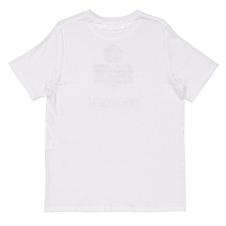 Isabel Marant Karman White Linen T-Shirt - 6