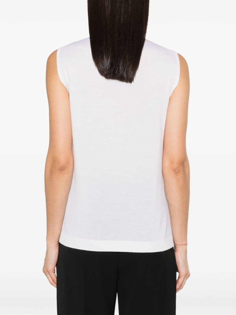 roll-neck sleeveless jumper 4