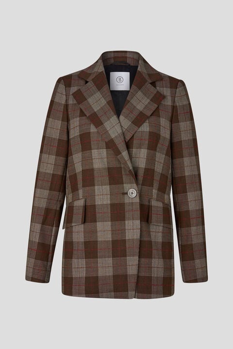 Philina Blazer in Brown/Red - 1