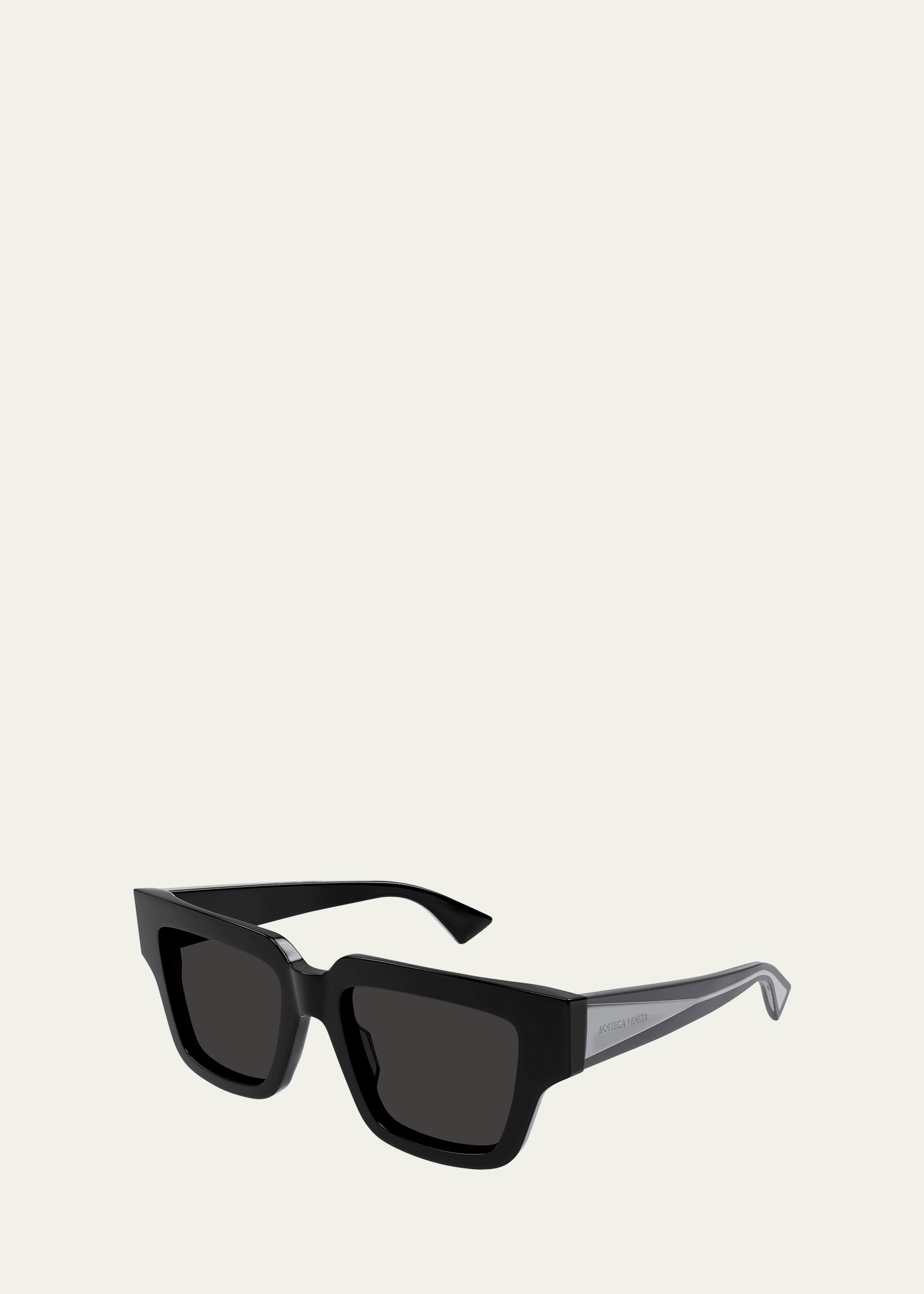Engraved Logo Acetate Square Sunglasses - 2